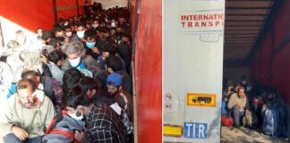 Приведен жител од радовишко Ињево, во „сканиа“ кај Нова Петла во Гевгелија превезувал 88 мигранти