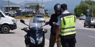 За шест часа СВР Струмица казни 23 мотоциклисти