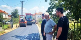 Асфалтирана улицата во Ничевска маала во Василево