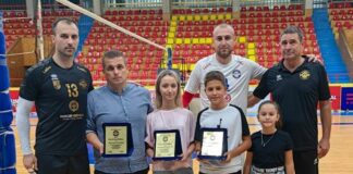 Постхумни благодарници за Гоки, Дени и Иле од ОК Струмица Никоб за придонесот во струмичката одбојка