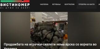 Продажбата на играчки-скелети нема врска со војната во Украина
