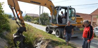 По поројот во Сушево се чисти и отворениот канал во Василево