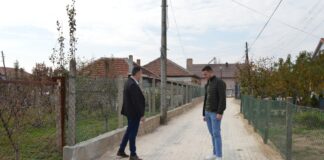 Изградена улица со бекатон плочки во Градашорци – Општина Василево со цел да нема неасфалтирани улици