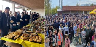 Голем број посетители на Денот на празот во Градашорци кои дегустираа и купуваа праз (ФОТО)