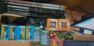 Три лица од Струмица и Радовиш приведени, во нивните домови пронајдени над 5000 парчиња пиротехнички средства