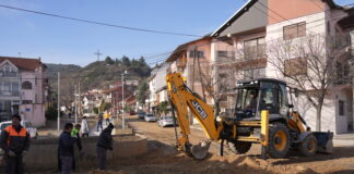 Се реконструира улицата Крушевска во Струмица покрај затворениот порој – треба да биде готова за една година