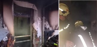 Во Струмица пожар во просторија со котел за парно греење, пожарникарите спречиле негово ширење