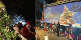 Новогодишен базар во Дојран, стаса и Дедо мраз со украсено возило за радост на дечињата! (фото/видео)