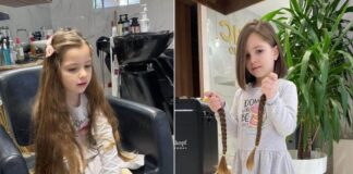 Малата Лила од Струмица ја донираше својата коса за да се направат перики за деца болни од рак