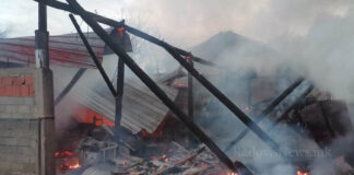 Во радовишко Злеово пожар кој зафати куќа, плевна со сточна храна и гаража со возила и механизација