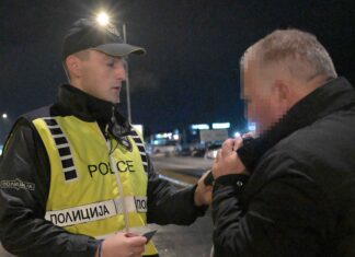 Не застанал на полициска контрола но бил пронајден пред угостителски објект во Нов Дојран со речиси 2 ‰ алкохол во крвта