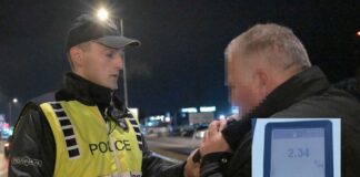 Во Куклиш утрово фатен струмичанец како вози патничко возило со 2,34 промили алкохол