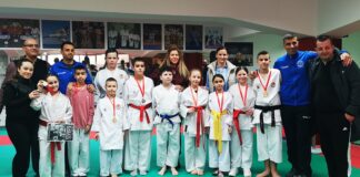 Младите каратисти од „Шихан“ Струмица освоија 9 медали во кати на Државниот Шампионат меѓу кои 6 злата (фото)