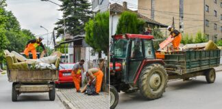 Над 12 трактори кабаст отпад Комуналец собра од населбите Чифлик и Карпош во Струмица (ФОТО)