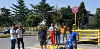 Општина Радовиш набави нова машина за бележење на хоризонтална сигнализација