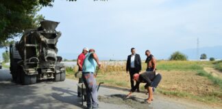 Санирани дупките на стариот локален патен правец Василево – Пиперево
