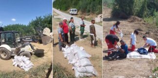 Институциите во Босилово преку вежба ги јакнеа капацитетите за превенција и ублажување на последици од поплава