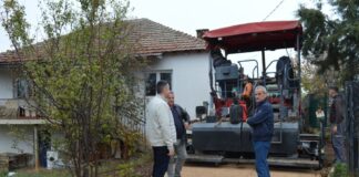 Подготовка за асфалтирање на улица во с. Добрашинци