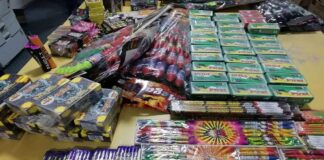 Приведен жител од Струмичко Банско кај него пронајдени околу 6000 парчиња петарди и пиротехнички средства