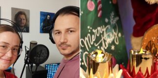 Александар Петрески и Тина Русева ја промовираа песната Божиќен ден која шири празнична магија и енергија (видео)