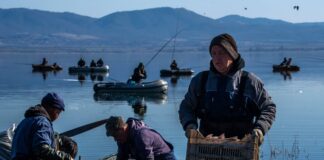 СДК: Февруарското сонце привлече голем број риболовци на Дојранското езеро по црвеноперка !