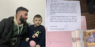 Да помогнеме за уште една детска насмевка апелира Стефановски кој парите од Богојавление во Дојран ги донираше за малиот Алексеј !