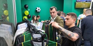 ФК Брера во центарот на Струмица отвори Фан Шоп – меѓу првите купувачи и Горан Пандев (ФОТО)