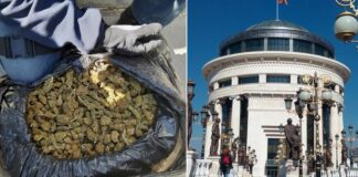 Притвор за лицата кои вчера беа уапсени за трговија со дрога во акцијата „Чибук“ – пронајдени 100 кила марихуана