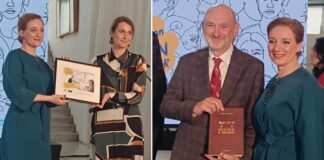 Ана Витанова Рингачева од Струмица прогласена за Европска жена на годината оти пренесува љубов за македонскиот јазик !