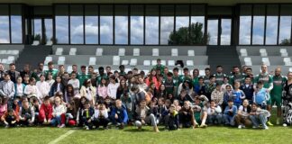 Дечиња од ООУ „Никола Вапцаров“ во посета на ФК Брера Струмица – се интересирале како да станат познати фудбалери ! (фото)