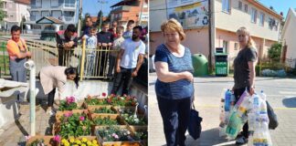 Во Општина Босилово уште една еко акција – собрани стотици кила ПЕТ пластика доделени 2 000 садници цвеќе (ФОТО)