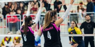 ОК Струмица жени со реакција за судиите на третатата средба од финалната серија со Работнички