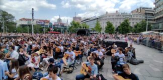 Гитаристи од Струмица беа дел од концертот за рекорд во Белград и одлично ја преставија Македонија на „Guitar Art Festival“