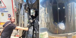 Опожарени шест полуподземни контејнери за отпад во Струмица – два целосно оштетени ! (ФОТО)