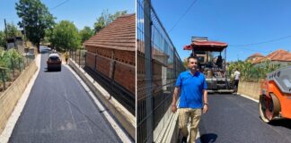 Асфалтирана улица во Чанаклија од 400 метри, градоначалникот Андонов најави асфалт и на други улици во Општина Василево