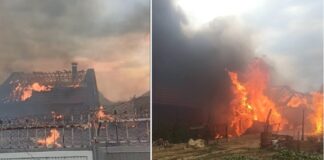 Голем пожар во Ново Село – горат неколку објекти (ВИДЕА)