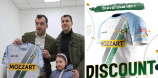 Од четврток попуст на дресовите на Брера со автограм лично од Горан Пандев