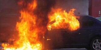 Приведен маж од Валандово – запалил возило на свој сограѓанин откако претходно му се заканувал !