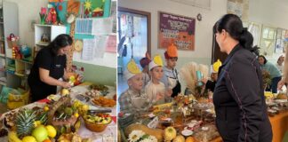 Фото: Учениците од ООУ Борис Трајковски Моноспитово порачаа дека храната е лек и дека секој треба здраво да се храни !