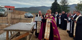 Кај Паљурци почна да се гради црквата „Свети Апостол Павле“ во која ќе биде вградена плоча благословена од папата Фрањо (фото)