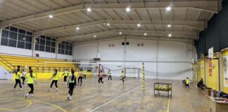 Наскоро ќе почне санацијата на подот на салата ,,Христо Татарчев“ во Ново Село, која полека добива спортски сјај !