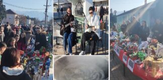 Музика, греано вино, домашни колбаси, рачни изработки го красеа Новогодишниот Базар во Босилово (ФОТО)