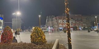 Почна Новогодишното уредување на Струмица – ќе се украсува на 16 локации во градот