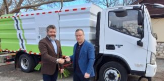 Општина Дојран набави мултифункционално возило за метење и миење на улици, тротоари и јавни површини