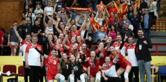 Во Струмица, одбојкарките на Македонија славеа убедливо против селекцијата на Луксембург