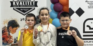 Шахистите на „Цареви Кули“ Струмица освоија дури пет медали на младинскиот турнир “Квалитет“ во Скопје (ФОТО)