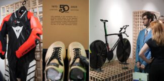 Во Струмица изложени копачките на фубалерот Роберто Баџо, тркачкиот велосипед Пинарело и други спортски експонати од Италија (фото)