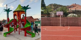 Турското маало во Струмица доби спортско игралиште и катче за забава и рекреација на најмалите