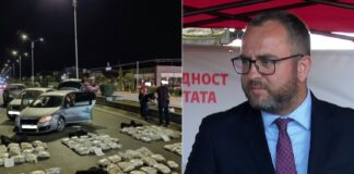 СВР Струмица разби меѓународен канал за трговија со дрога при што заплени 100 кила марихуана- полицајците ќе бидат наградени , кажа министерот Тошковски