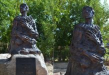 Во Турново поставена скулптура на војводата Мануш Турновски од уметникот Пијанманов која го отсликува македонскиот пркос !